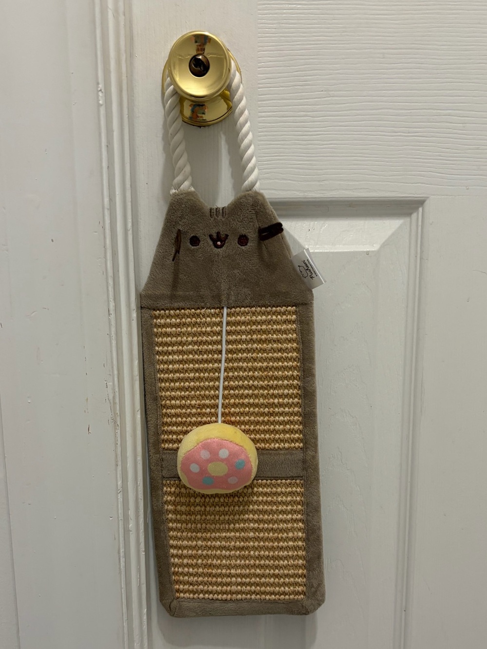 NWOT Pusheen Cat Donut Scratcher Door Hanger